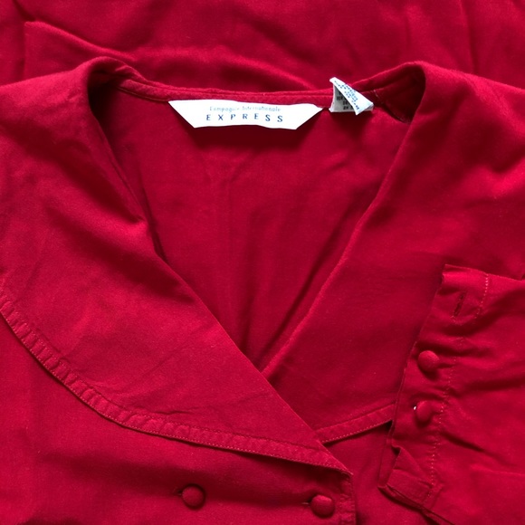 Vintage Express Button Front Shirt - Picture 3 of 5